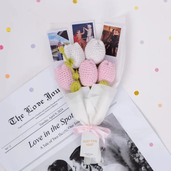 Aesthetic Crochet Flower Bouquet